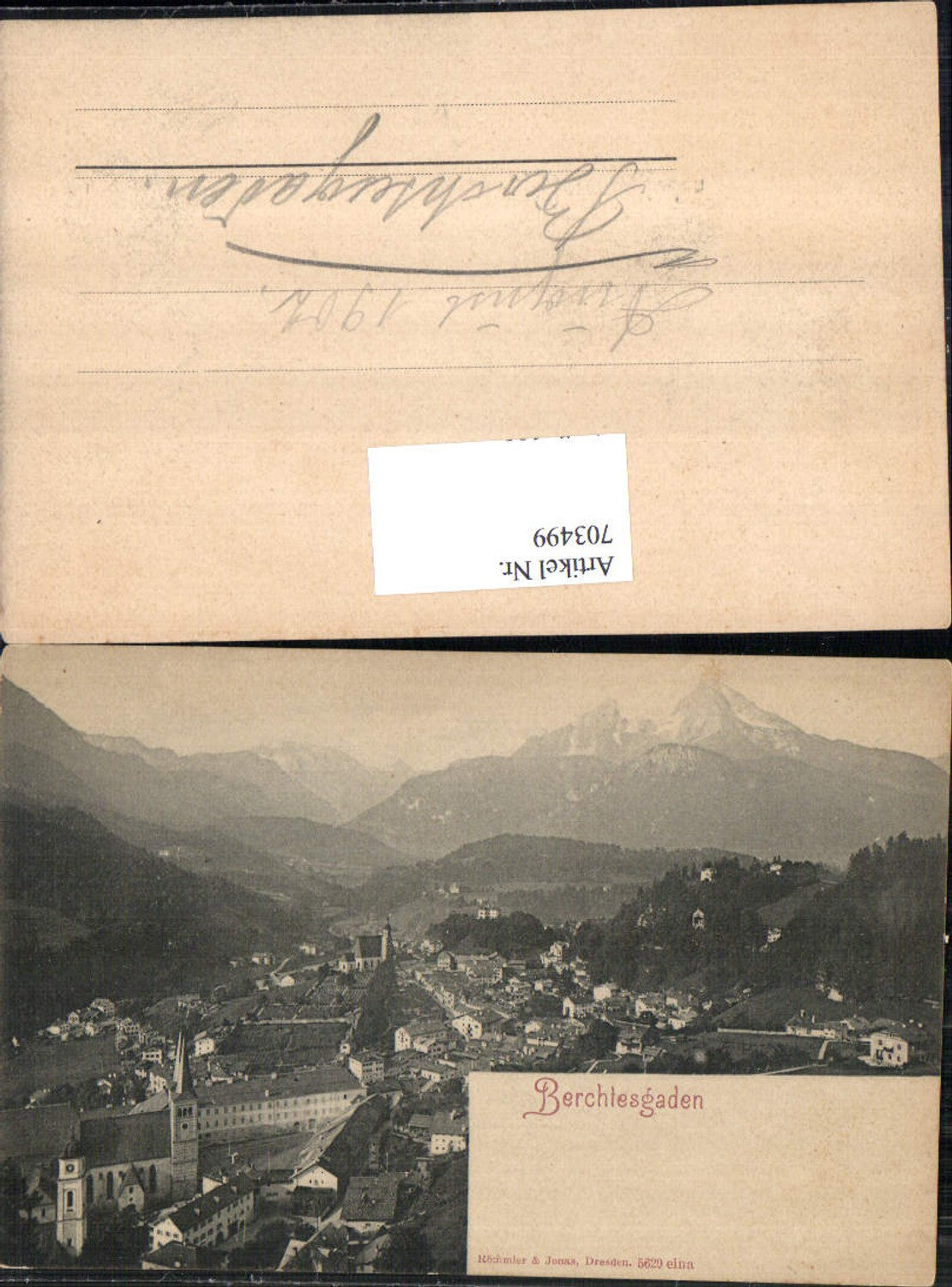 703499 Berchtesgaden 1900 pub Römmler & Jonas 5629