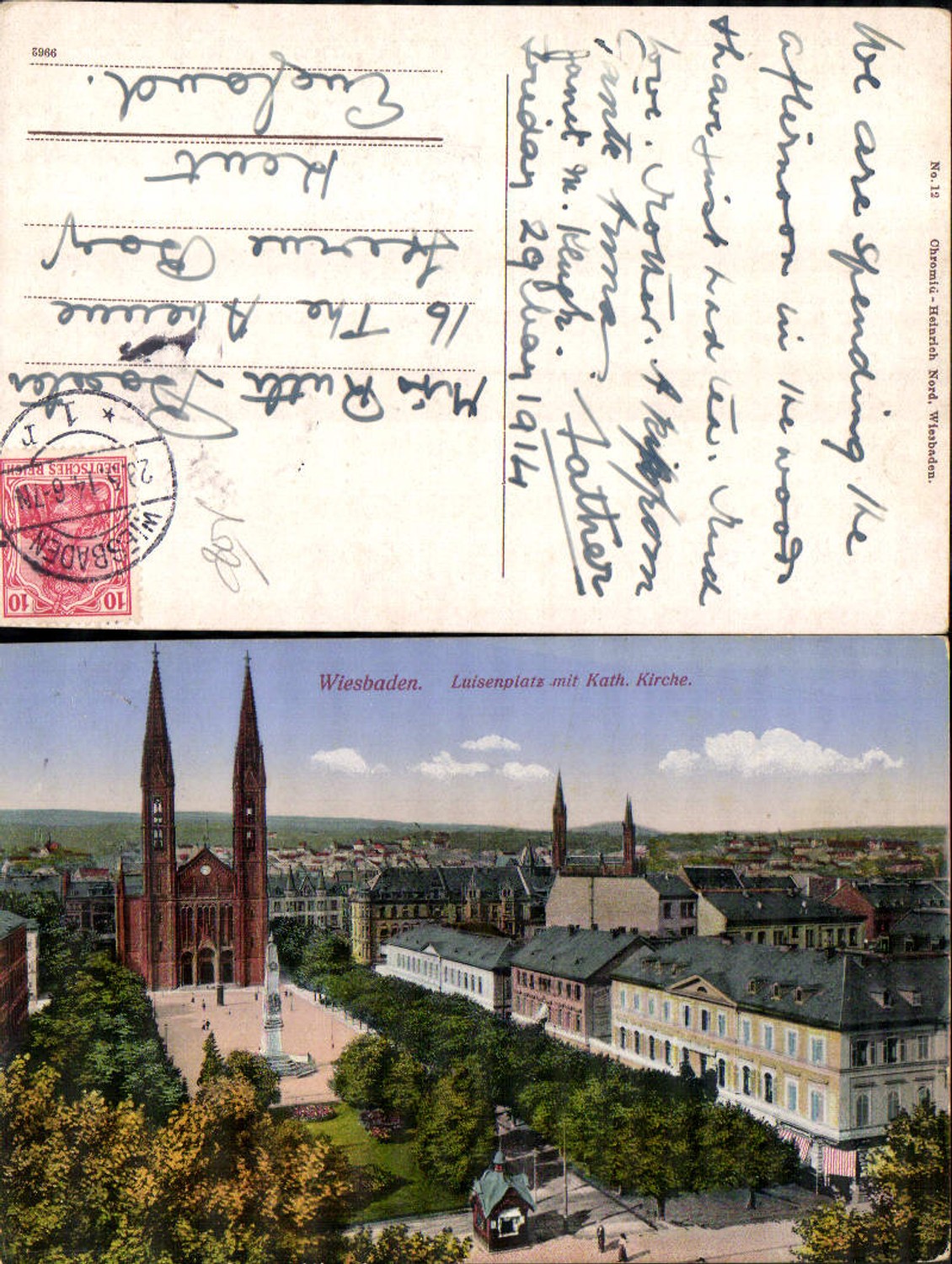 703699 Wiesbaden Luisenplatz Kirche