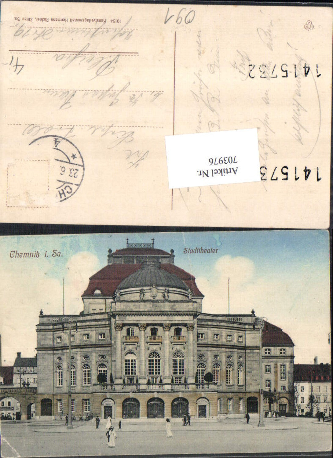 703976 Chemnitz Theater Stadttheater pub Hermann Richter 10134