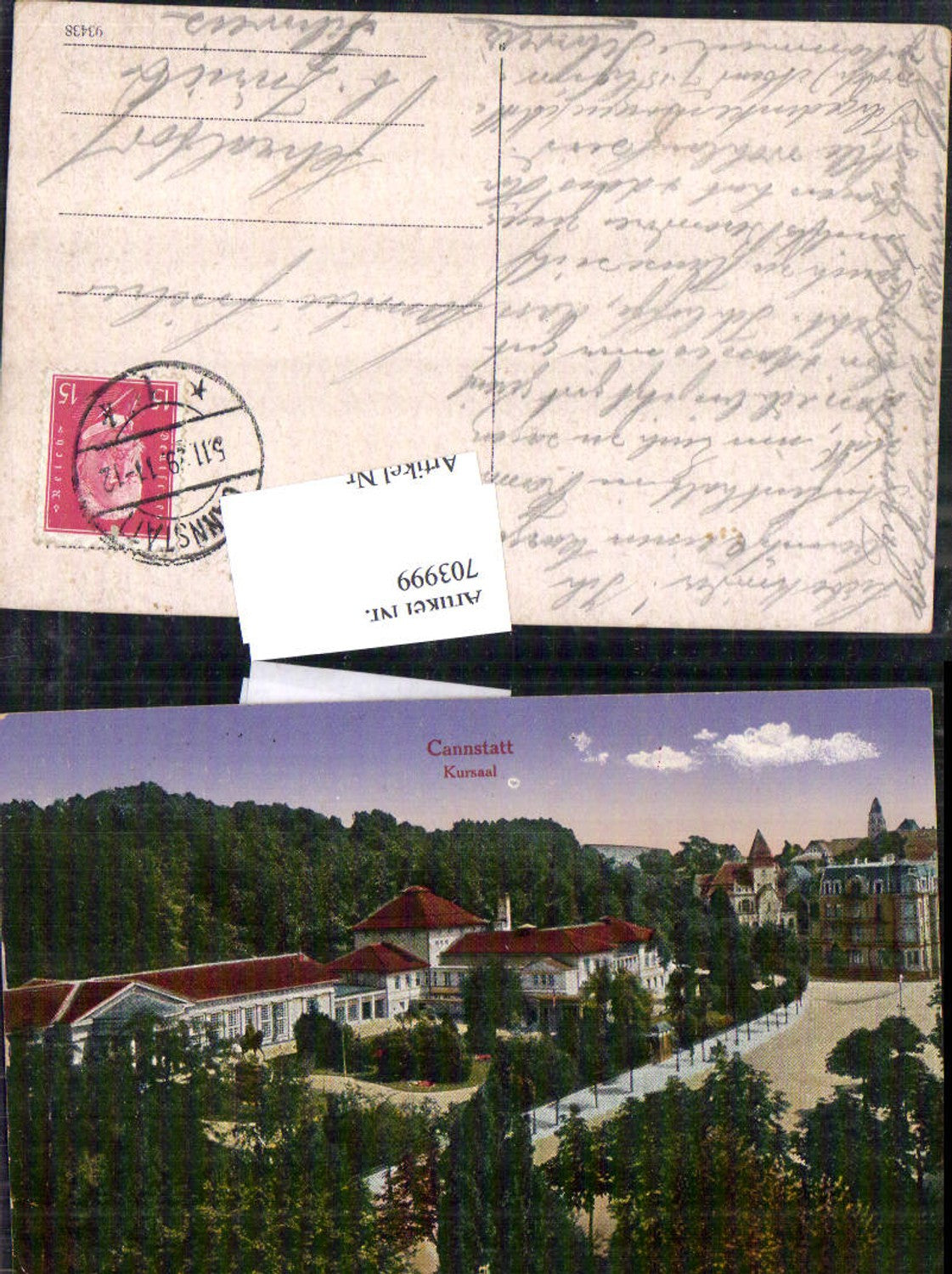 703999 Cannstatt b. Stuttgart Partie am Kursaal