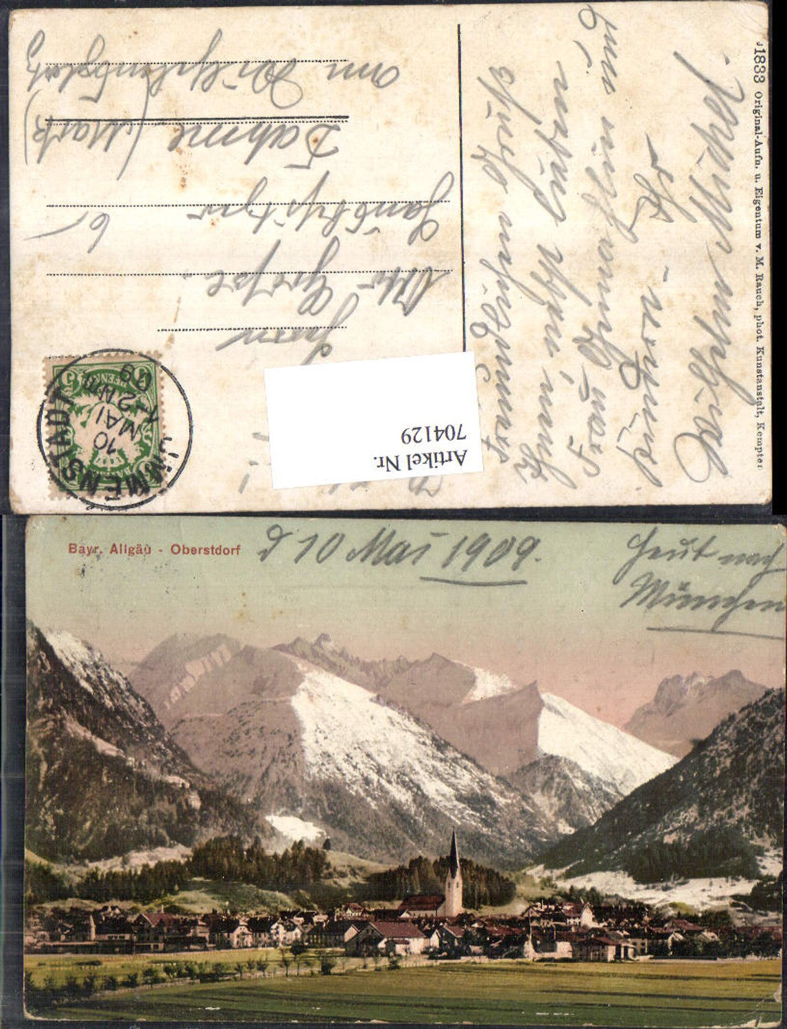 704129 Oberstdorf Bayerisches Allgäu gel Dahme Mark