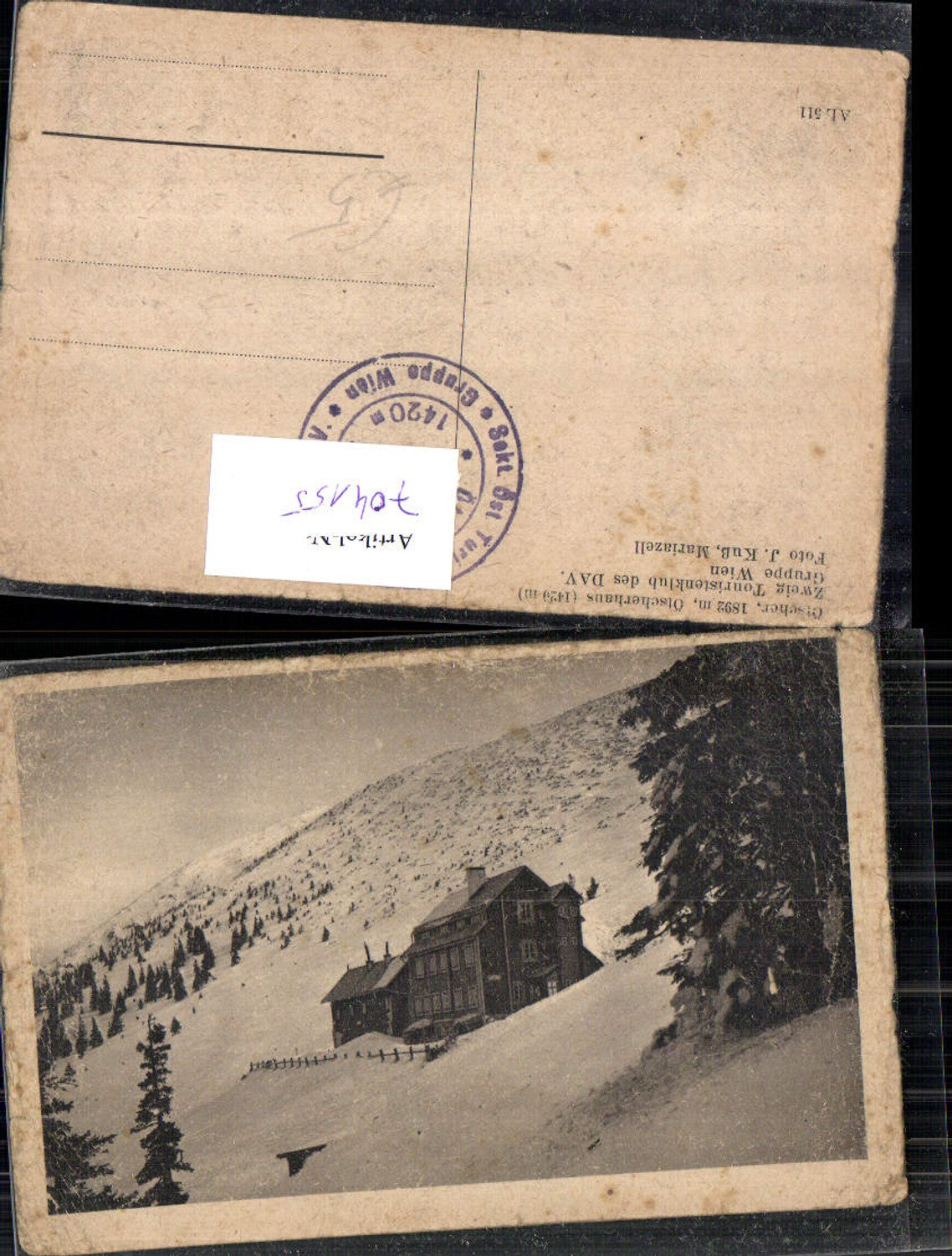 704155 Ötscherschutzhaus b. Lackenhof am Ötscher