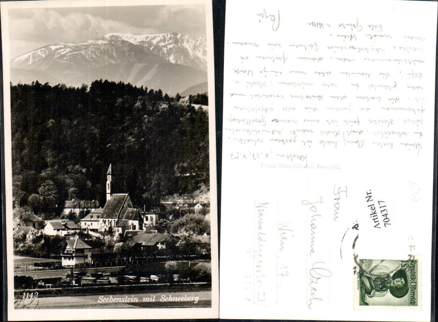 704317 Seebenstein m. Schneeberg