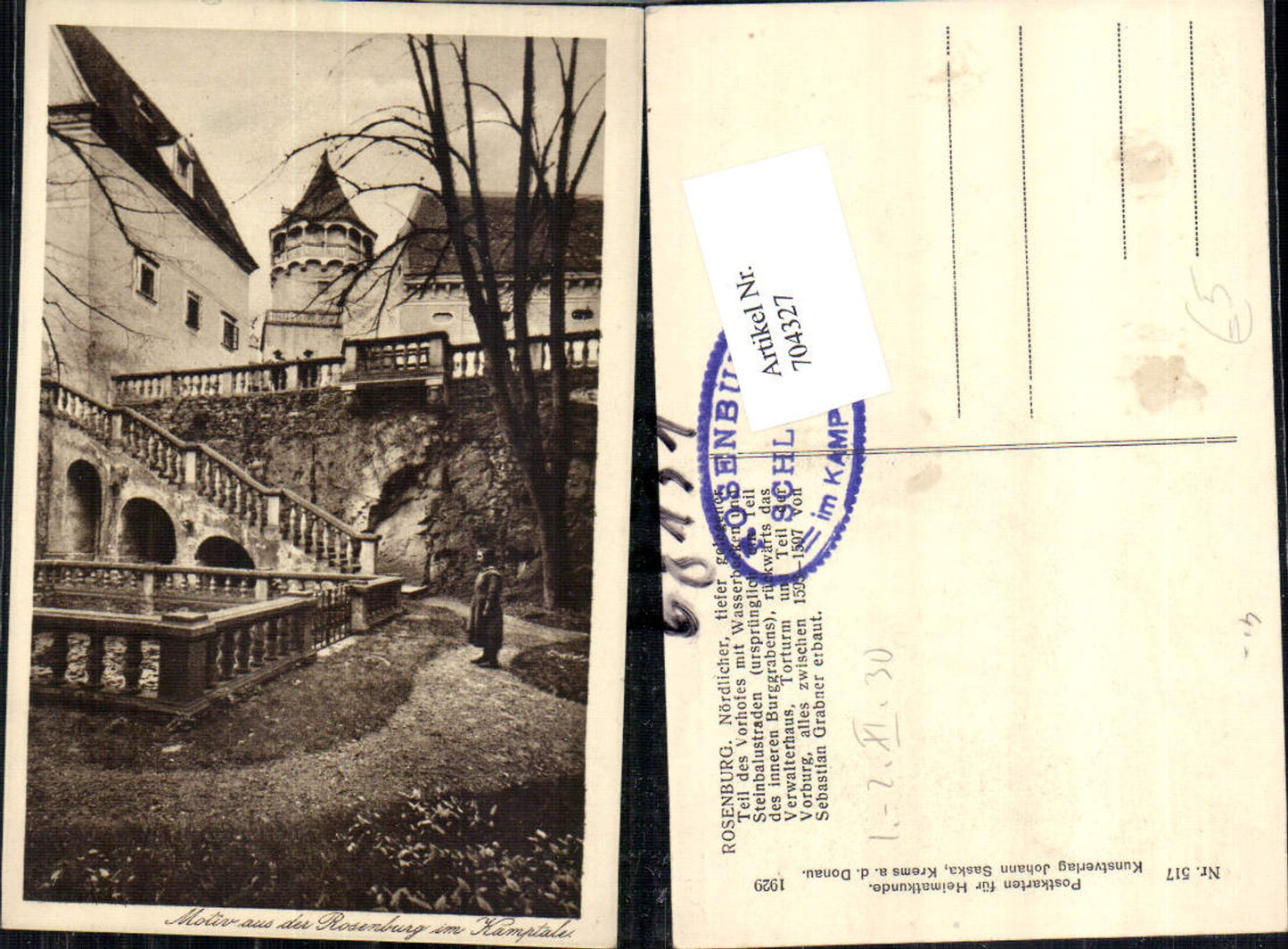 704327 Rosenburg im Kamptal Kamp Hof pub Saska 517