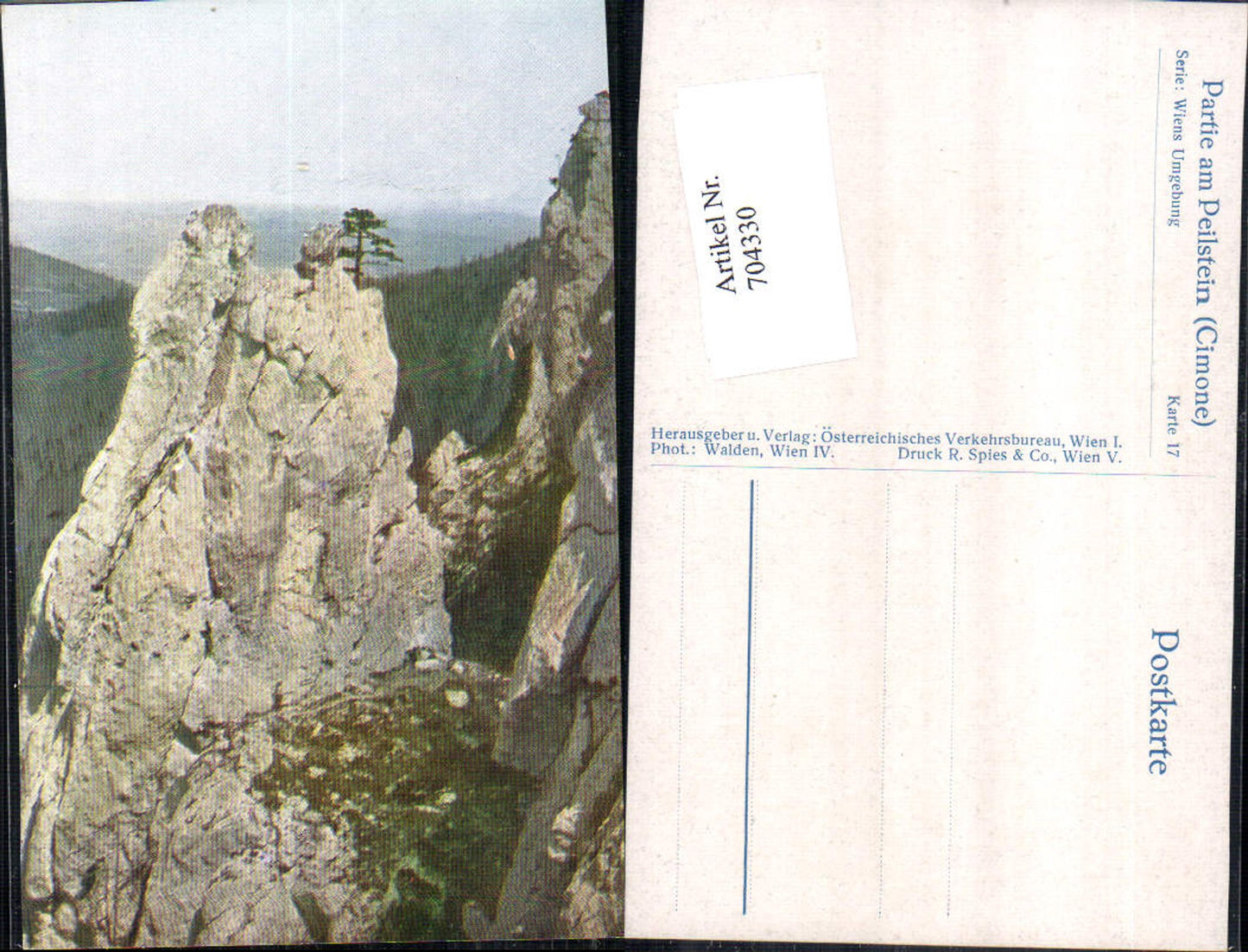 704330 Partie am Peilstein Alland im Gebirge Cimone