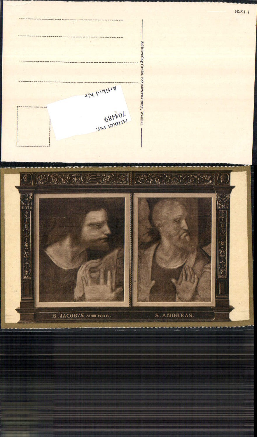 704489 Artist AK Jacobus Jakob St. Andrew