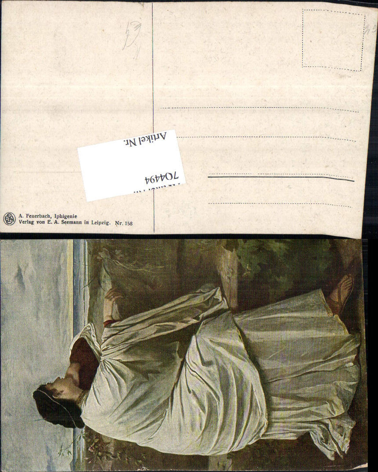 704494 Artist AK Anselm Feuerbach Iphigenia