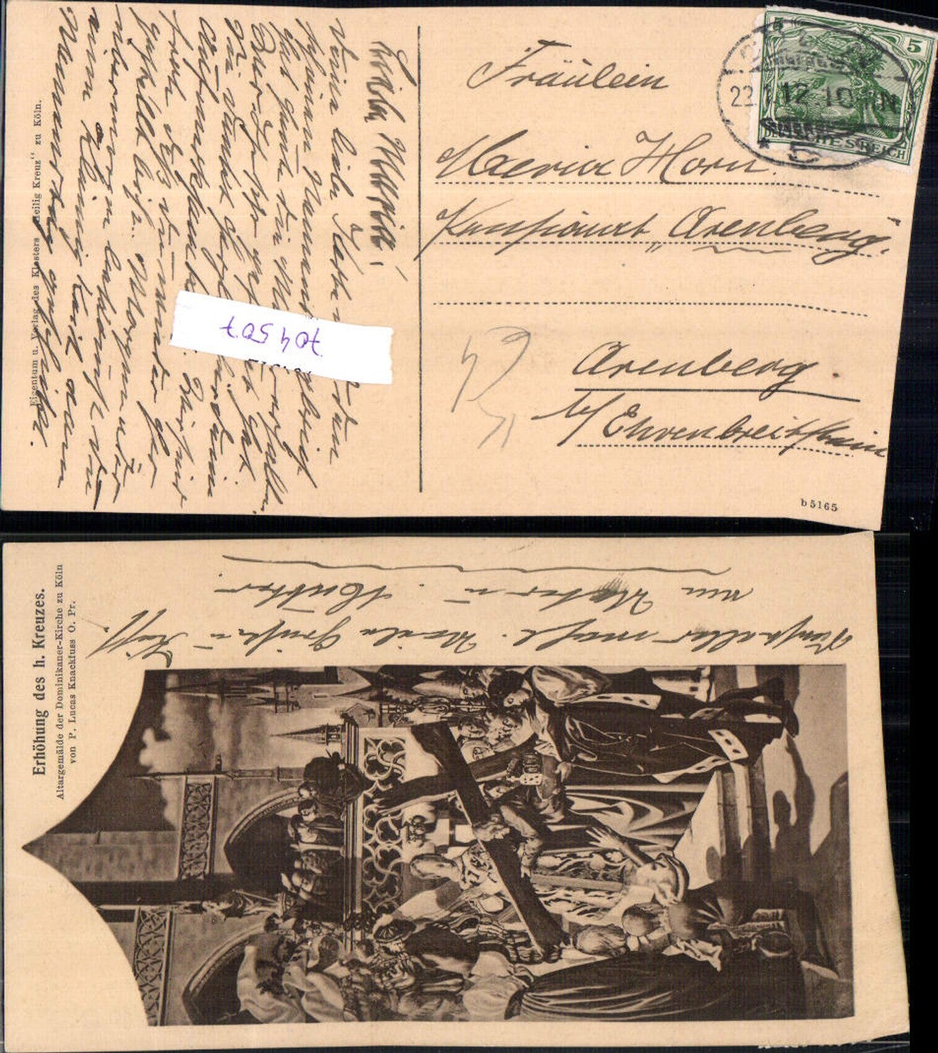 704507 Künstler AK Erhöhung des Kreuzes Jesus Religion