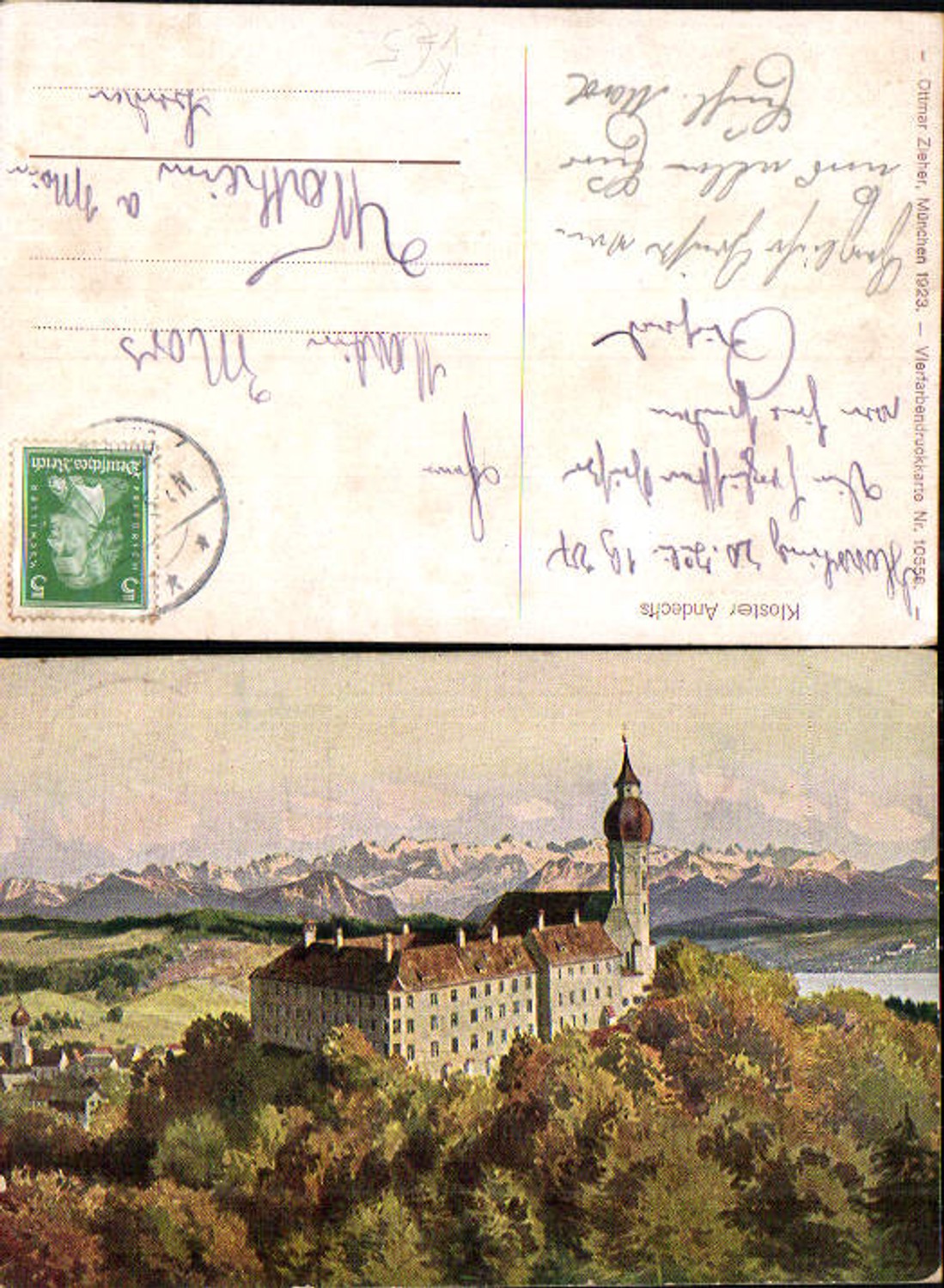 704700 Künstler AK Kloster Andechs