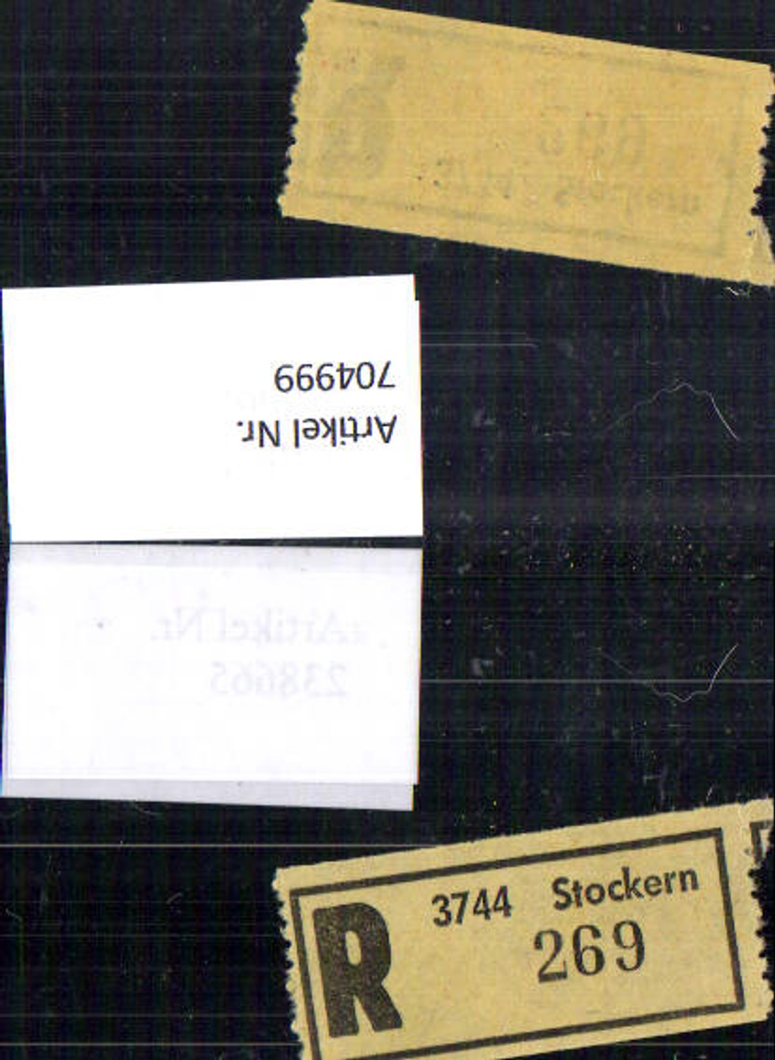 704999 Registration slip Reko slip R-slip Stockern