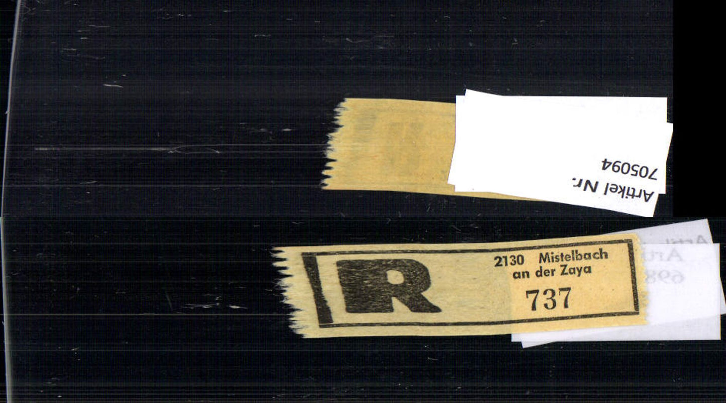 705094 Registration slip Reko slip R-slip Mistelbach an der Zaya