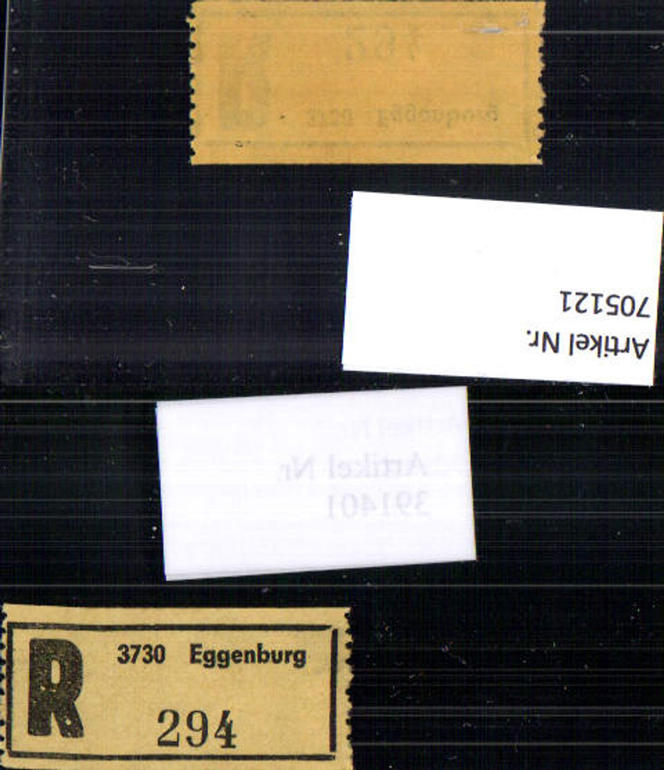 705121 Registration slip Reko slip R-slip Eggenburg