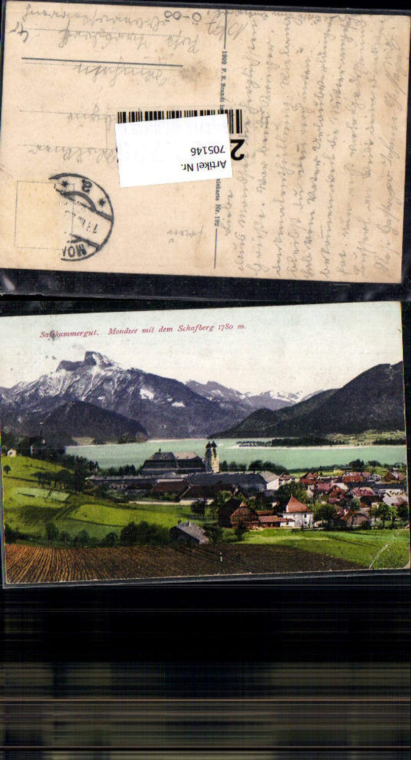 705146 Salzkammergut Mondsee m. Schafberg pub Brandt 192