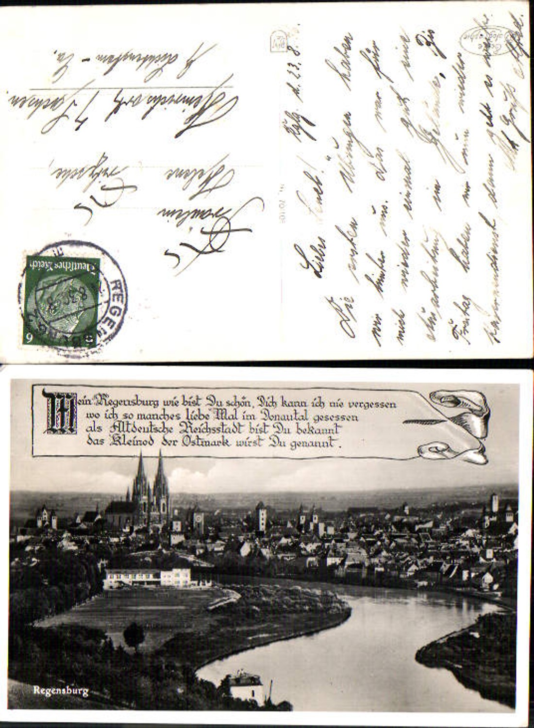 705237 Regensburg Photo AK Saying