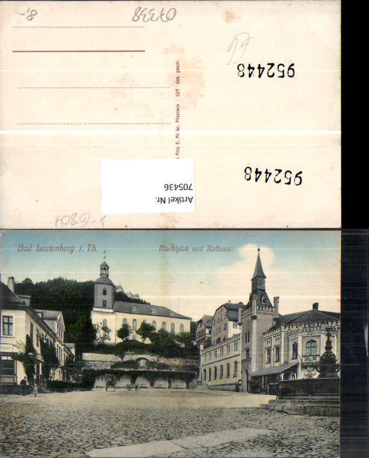 705436 Bad Leutenberg i. Thüringen Market Square and Town Hall