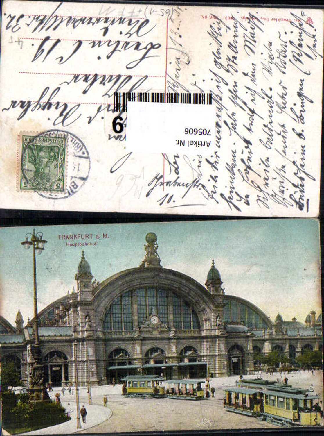 705606 Frankfurt am Main Hauptbahnhof Bahnhof Straßenbahn pub Dr. Trenkler Co Fkf 95