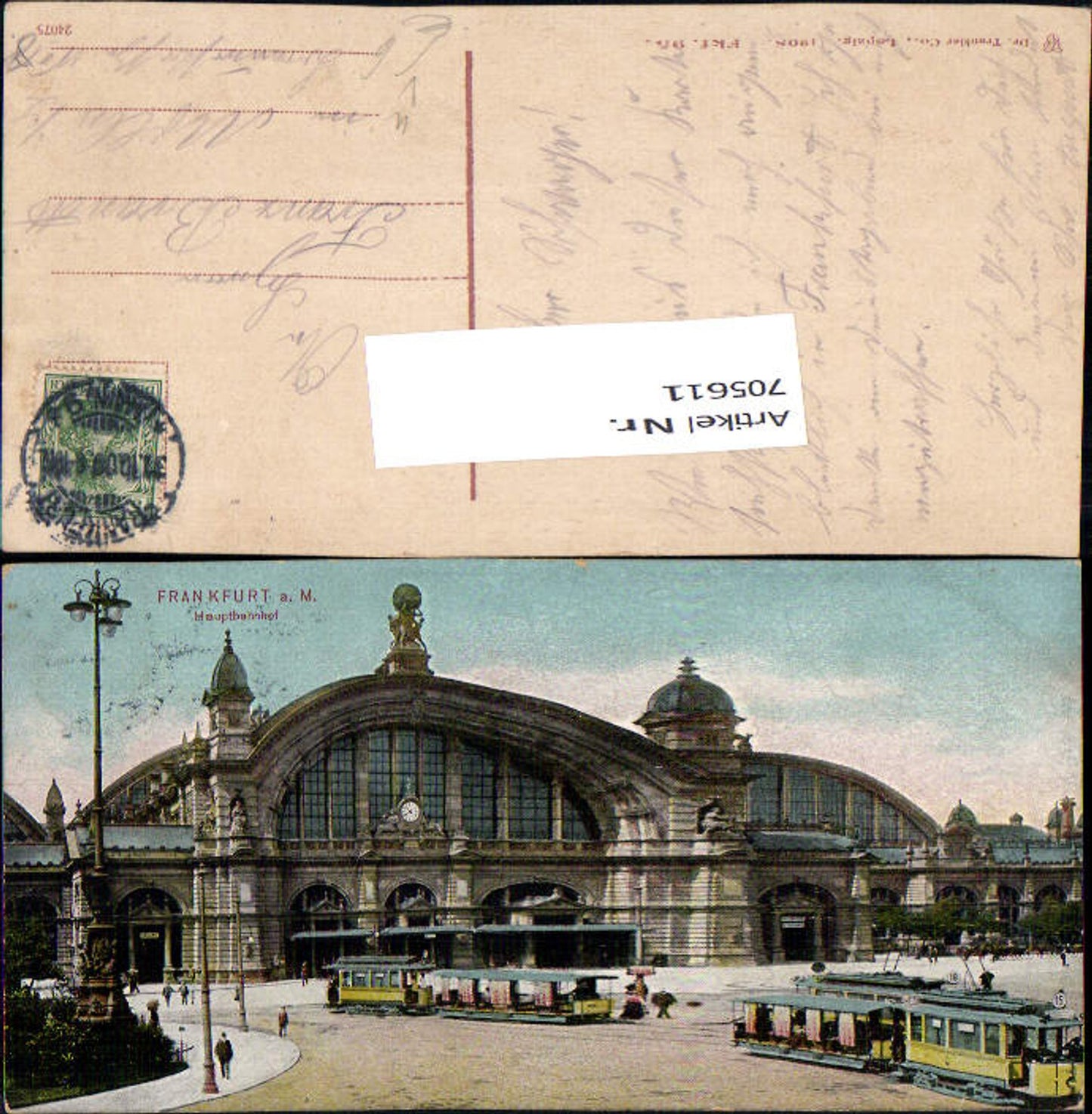 705611 Frankfurt am Main Hauptbahnhof Bahnhof Straßenbahn pub Dr. Trenkler Co Fkf 95