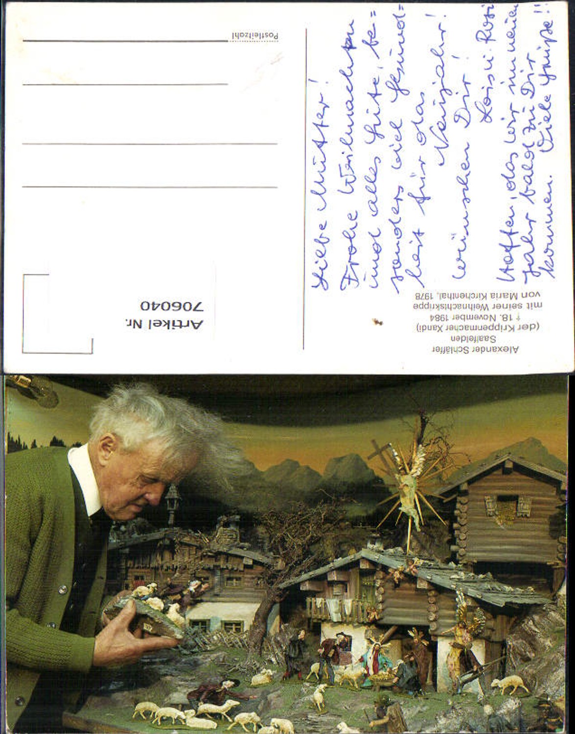 706040 Saalfelden Alexander Schläffer Krippenmacher Xandi Krippe