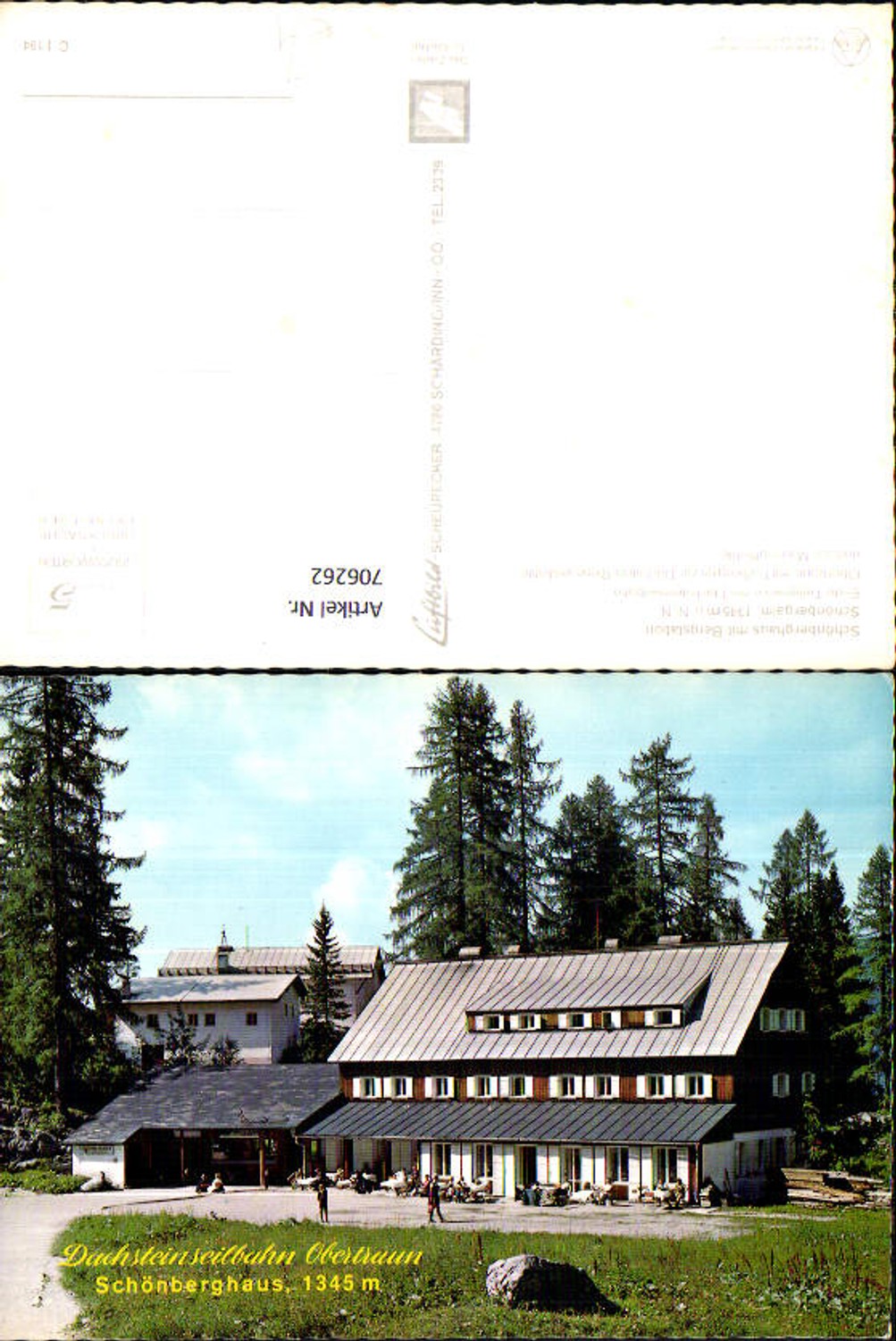 706262 Schönberghaus mit Bergstation Schönbergalm Obertraun