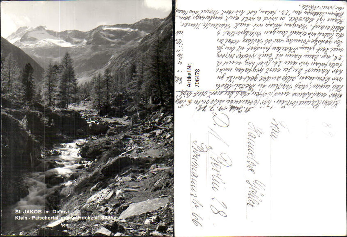 Alte Ansichtskarte – Old Postcard