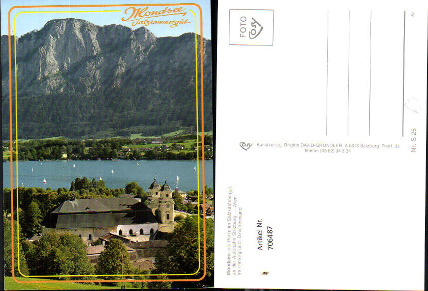 706487 Mondsee View with Drachenwand
