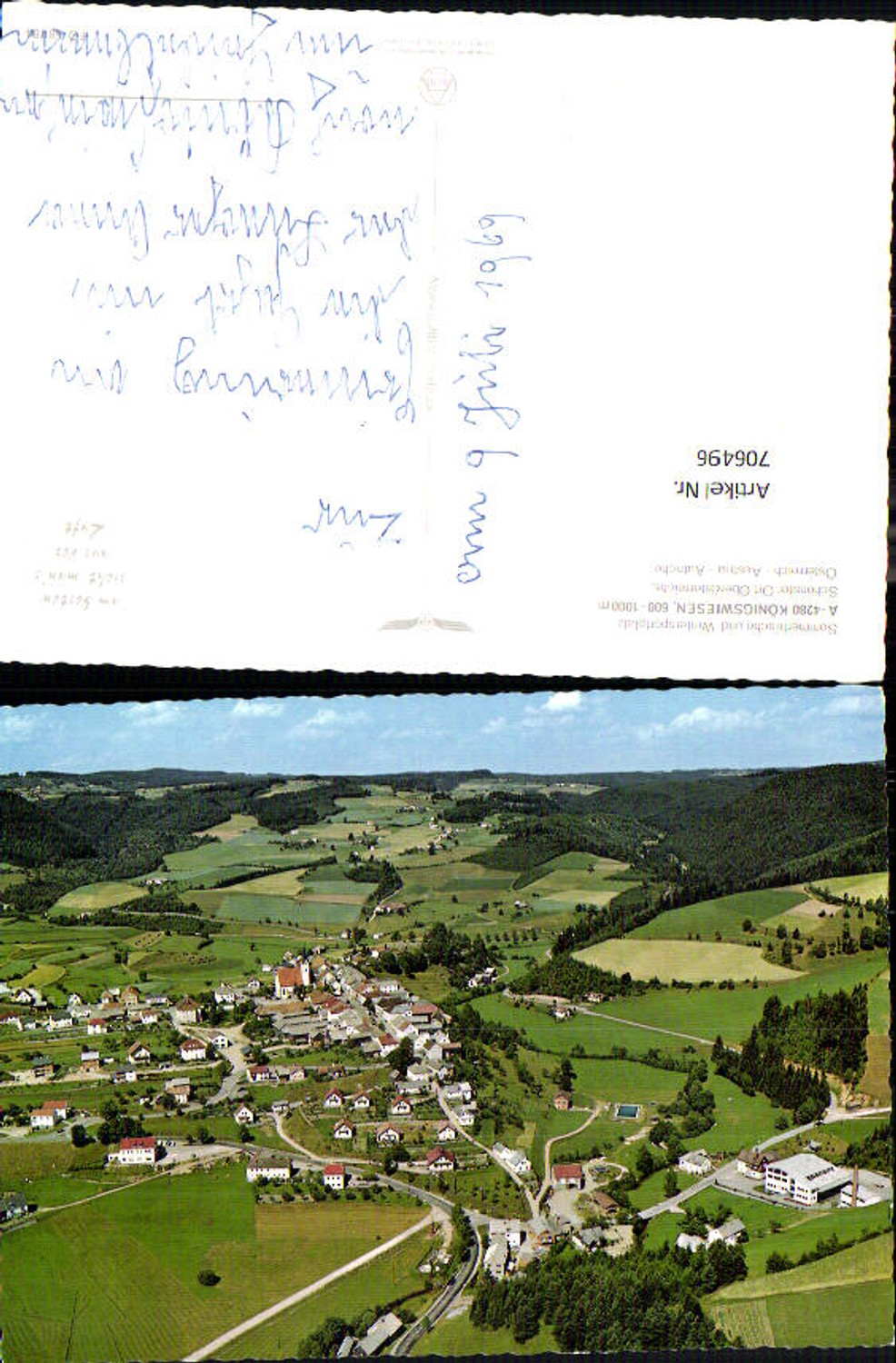 706496 Fliegeraufnahme Königswiesen pub Alpine Luftbild