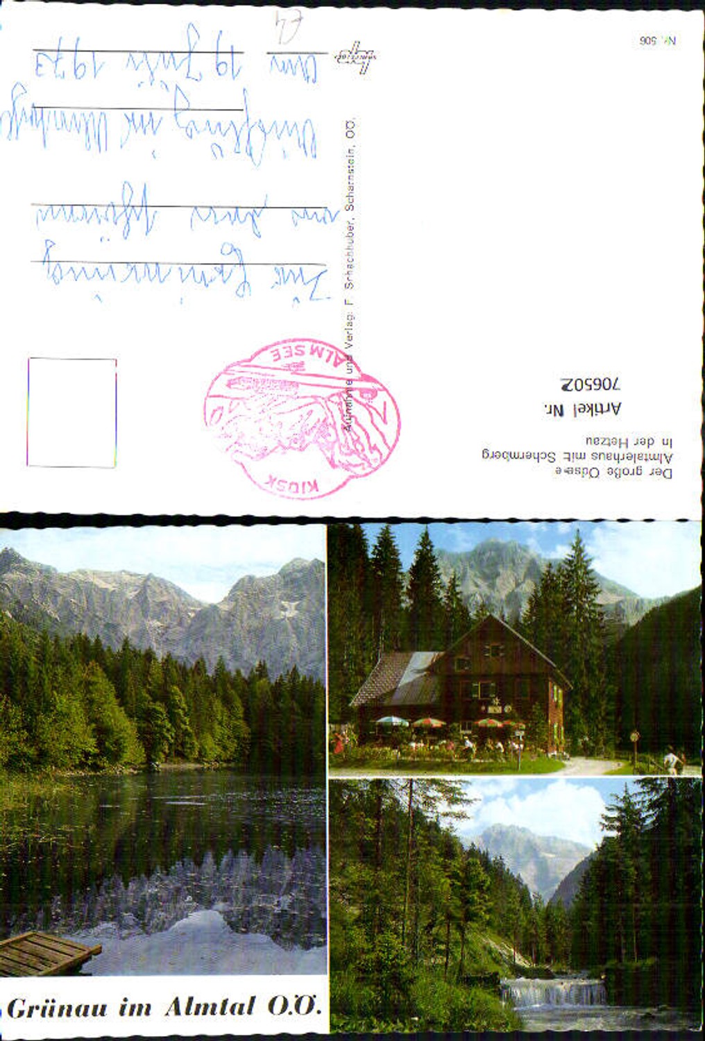 706502 Mehrbild AK Ödsee Schermberg Almtalerhaus Hetzau