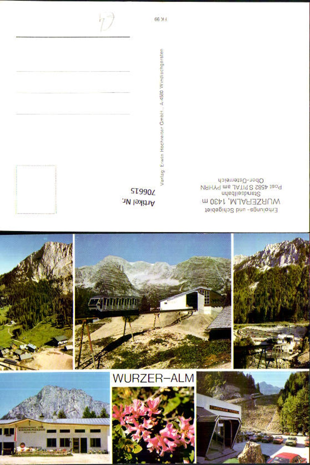 706615 Multi-image AK Spital am Pyhrn Wurzeralm cable car
