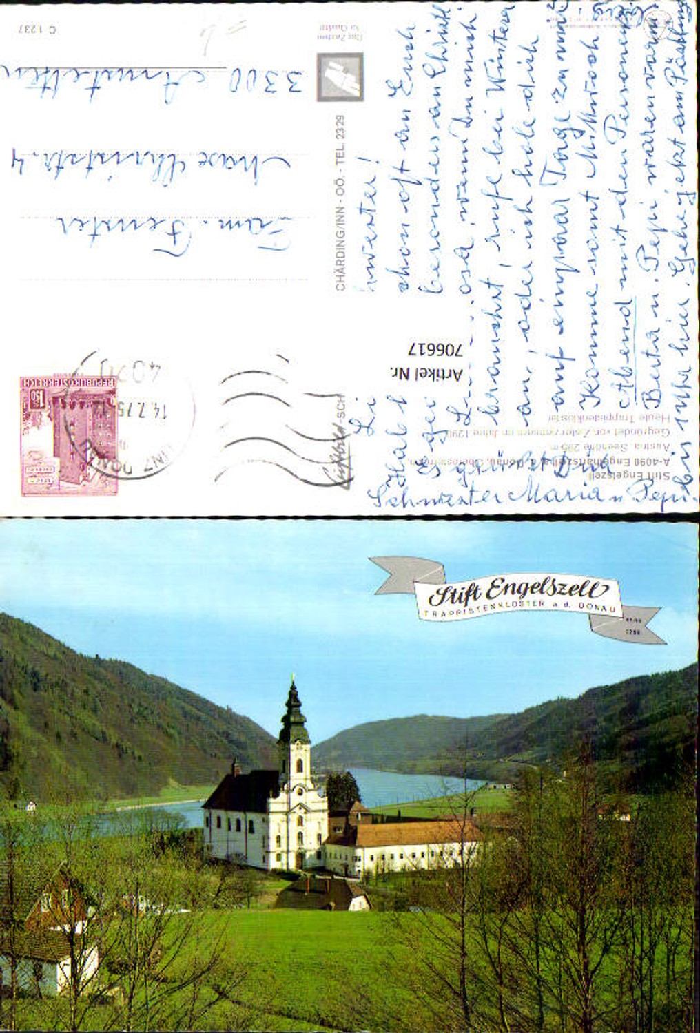 706617 Engelszell Abbey, Engelhartszell on the Danube