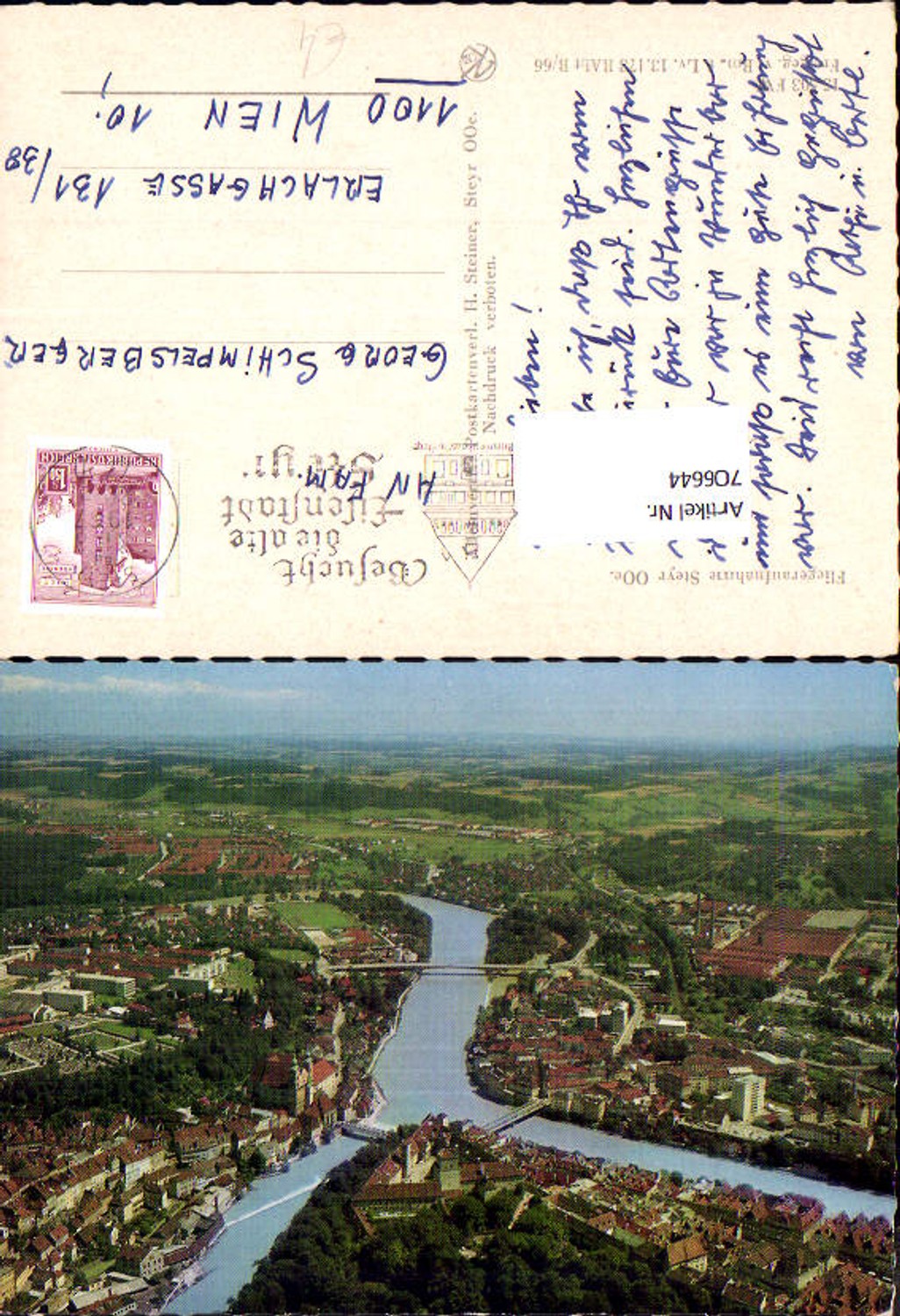 706644 Aerial photograph Steyr