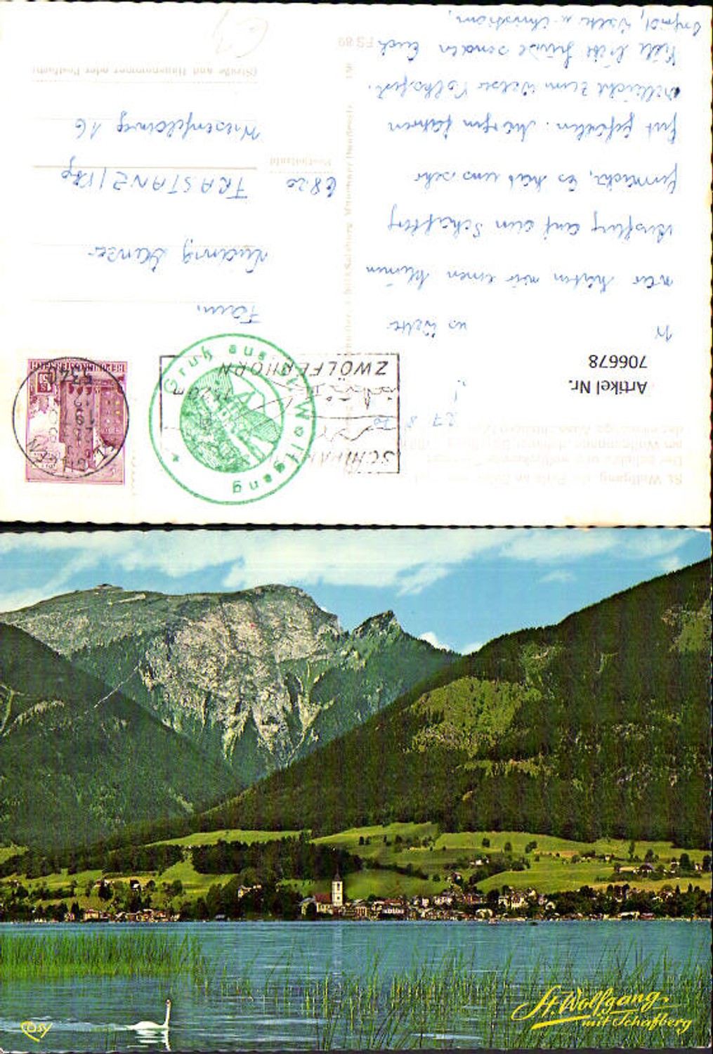 706678 St Wolfgang im Salzkammergut mit Schafberg