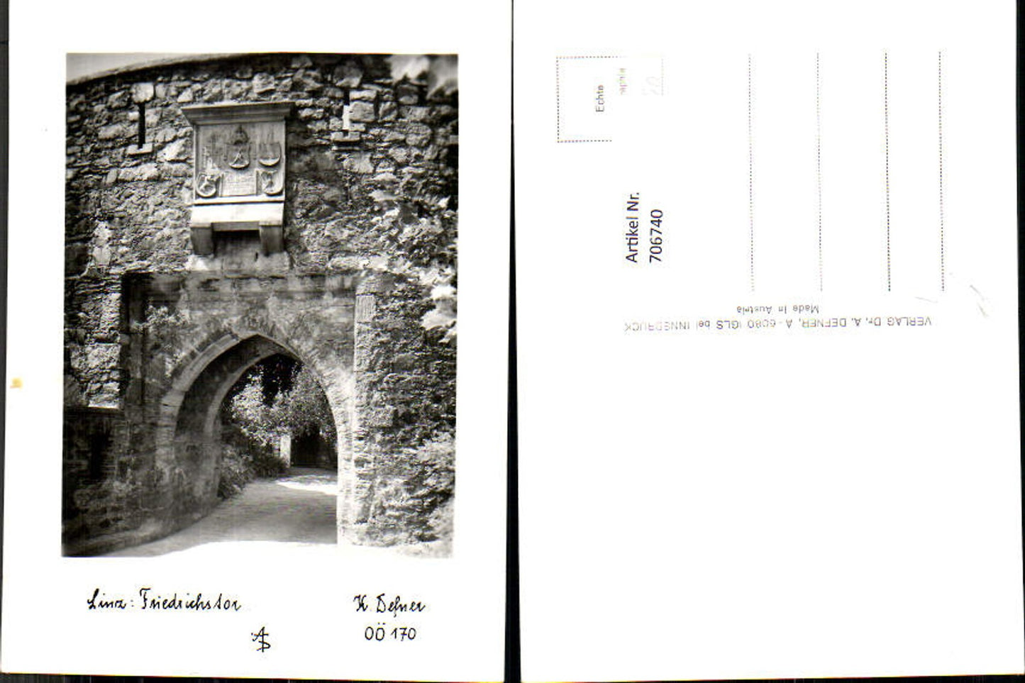 706740 Photo Art Dr. Defner Upper Austria 170 Linz on the Danube Friedrichstor