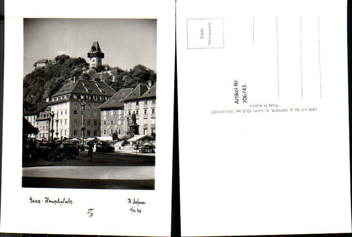 706743 Photo Art Dr. Defner Gr 46 Graz Main Square