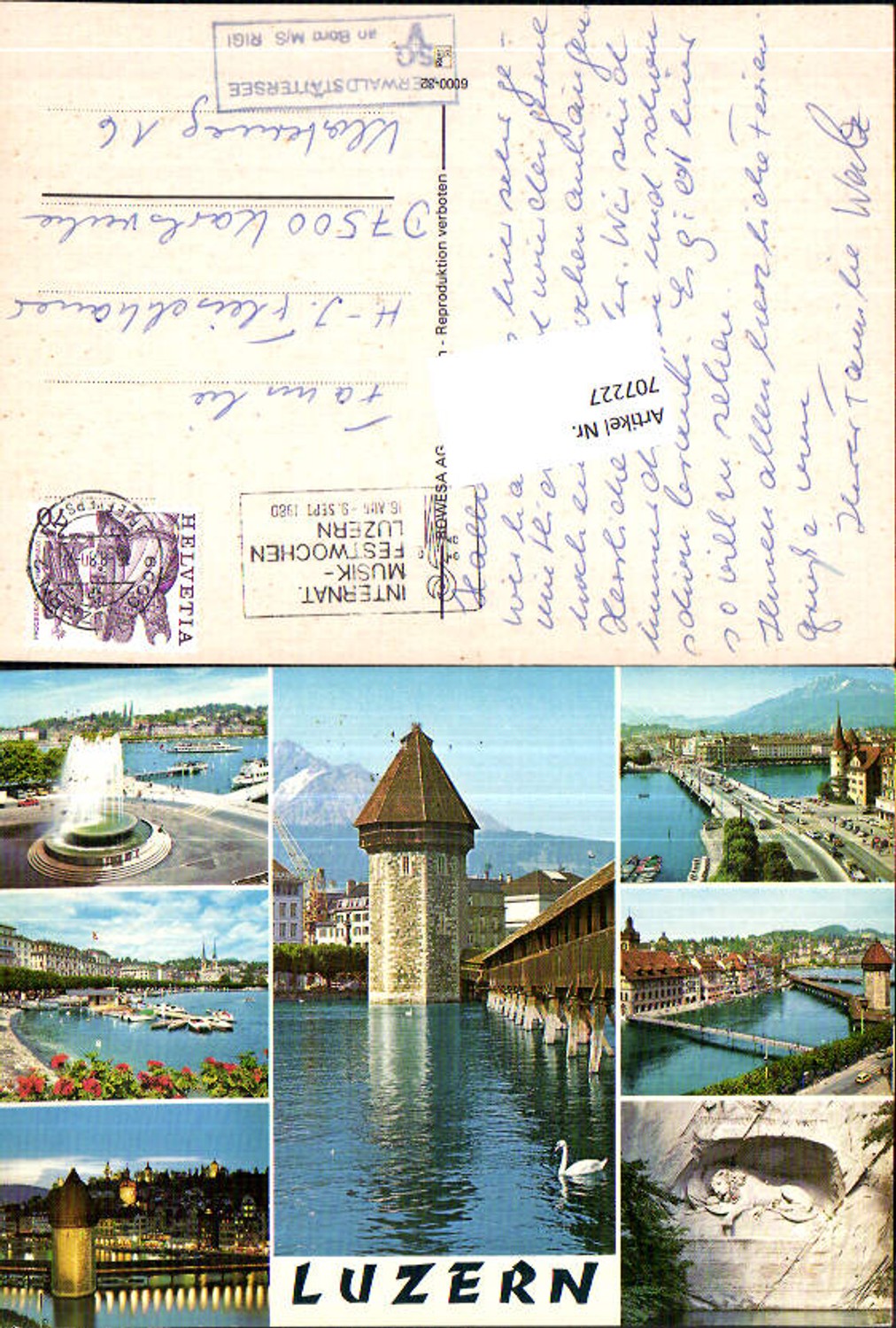 Alte Ansichtskarte – Old Postcard