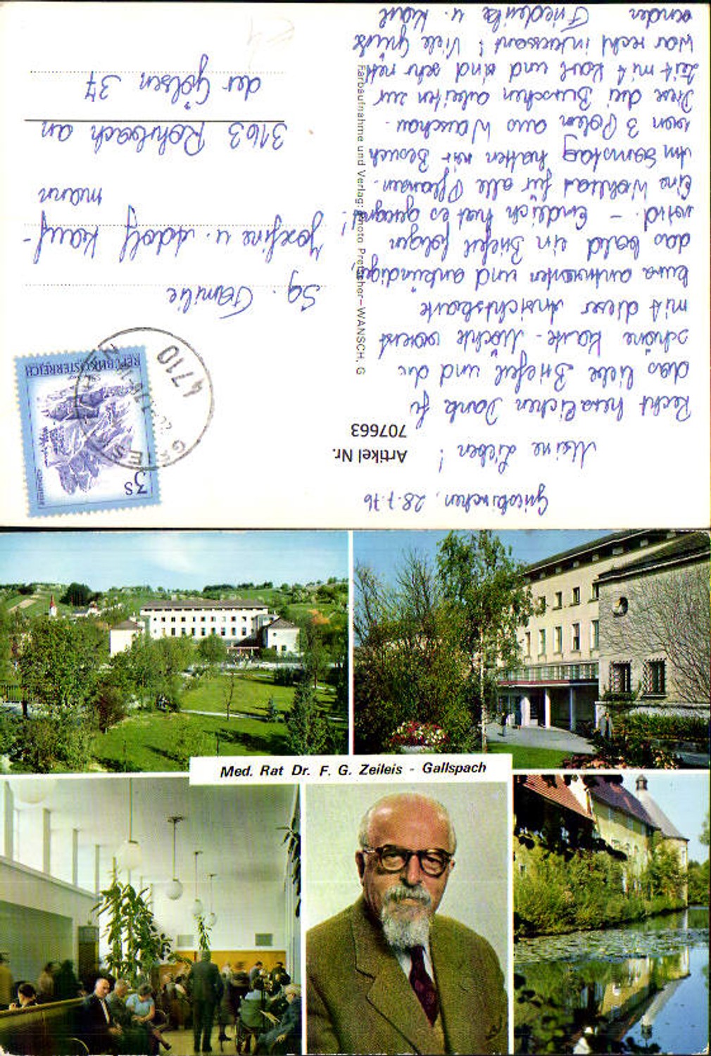 707663 Multi-image AK Gallspach Institute Zeileis