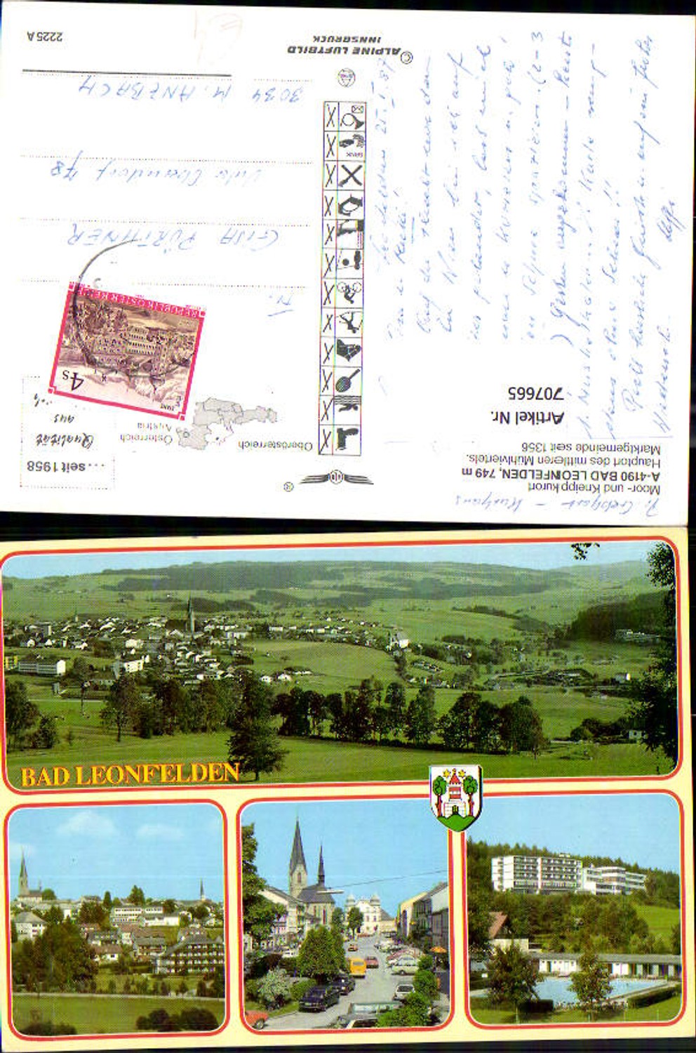 707665 Multi-image postcard Bad Leonfelden views