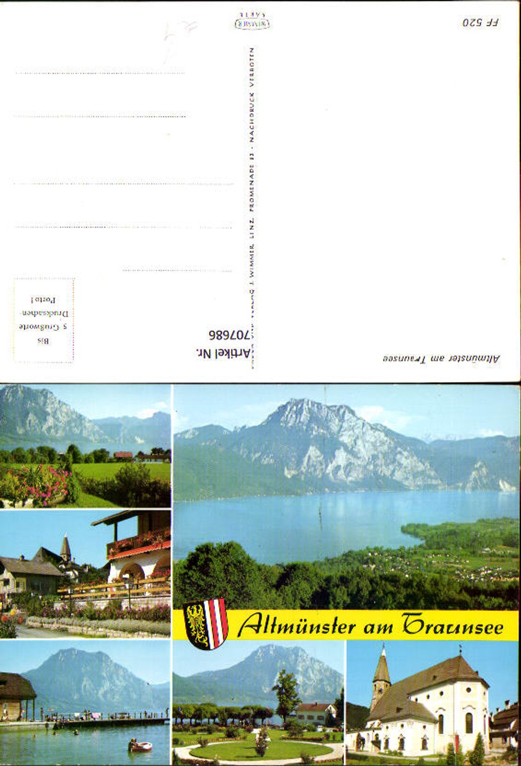 707686 Mehrbild AK Altmünster am Traunsee Ansichten