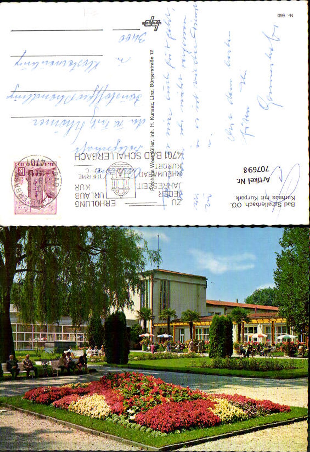 707698 Bad Schallerbad Kurhaus with Kurpark