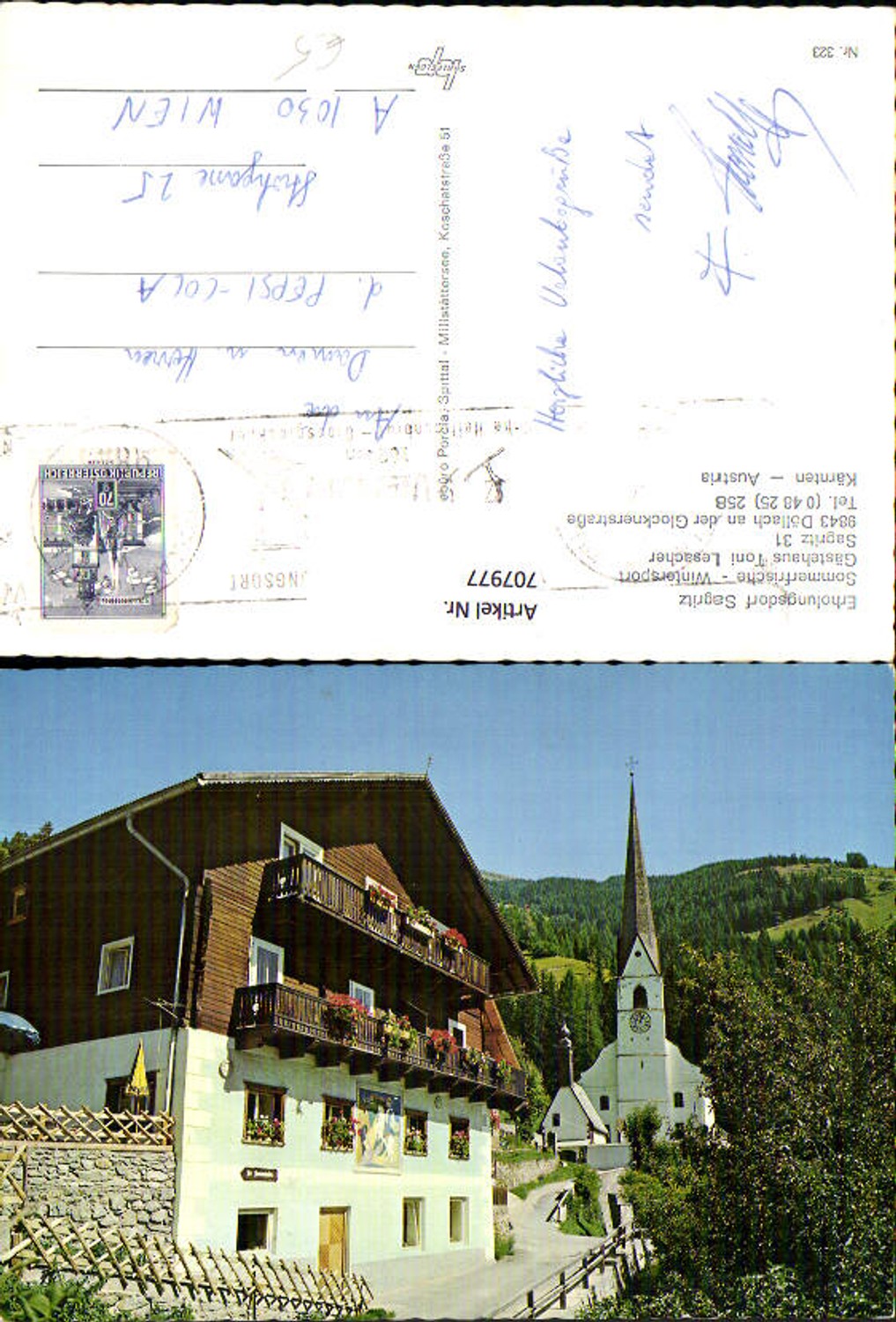 707977 Sagritz Guesthouse Toni Lesacher Großkirchheim Döllach on the Glocknerstraße