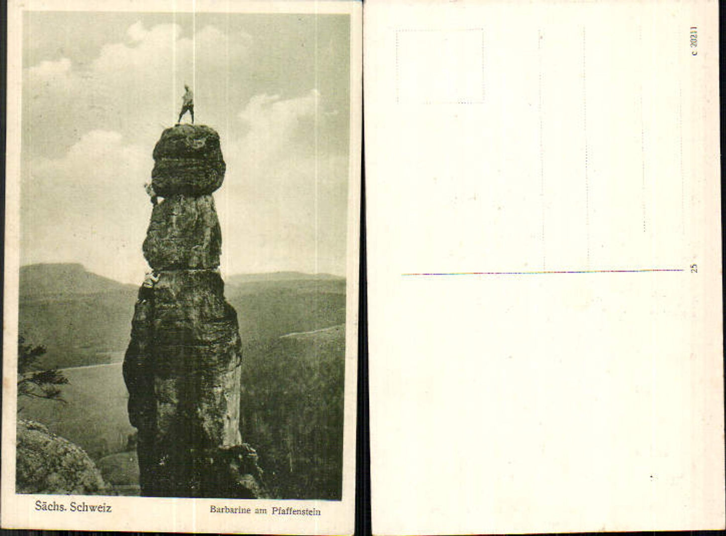 708225 Sächsische Schweiz Pfaffenstein Barbarine Königstein