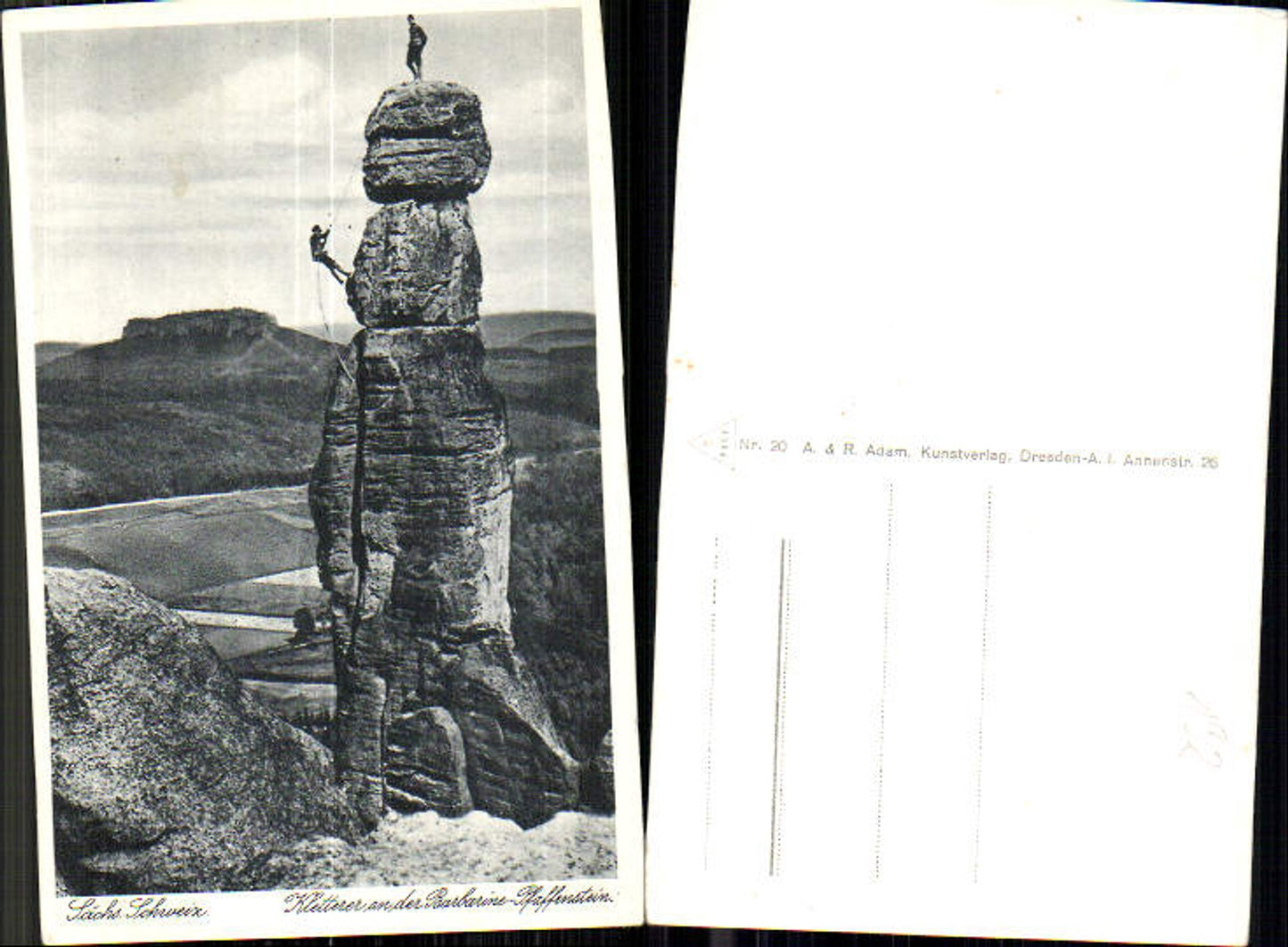 708251 Sächsische Schweiz Pfaffenstein Barbarine Königstein