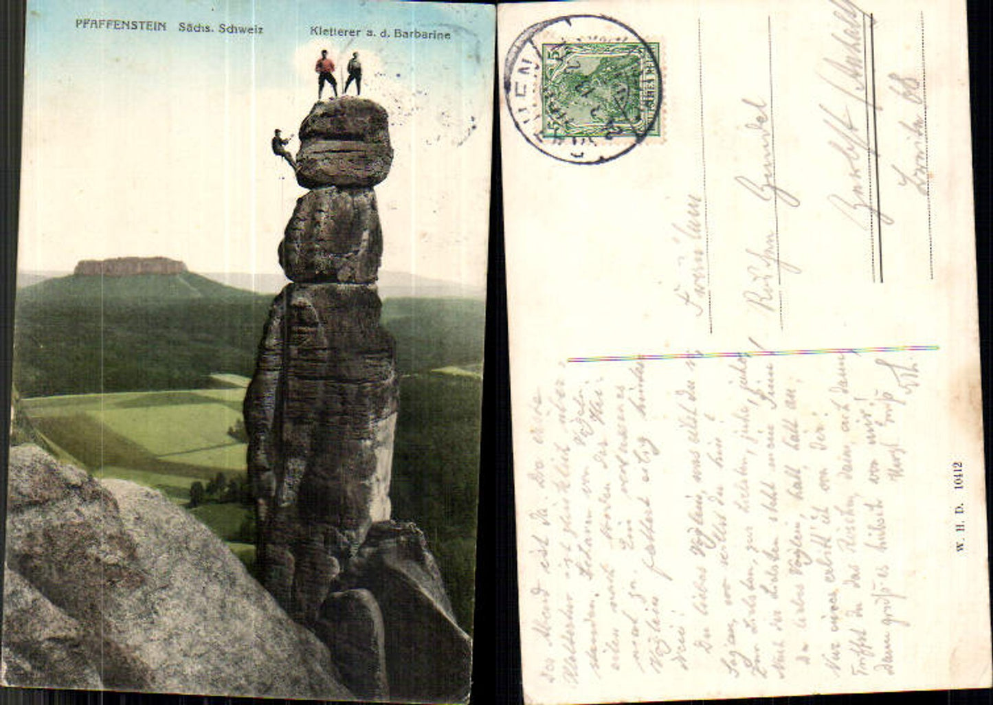 708262 Sächsische Schweiz Pfaffenstein Barbarine Königstein