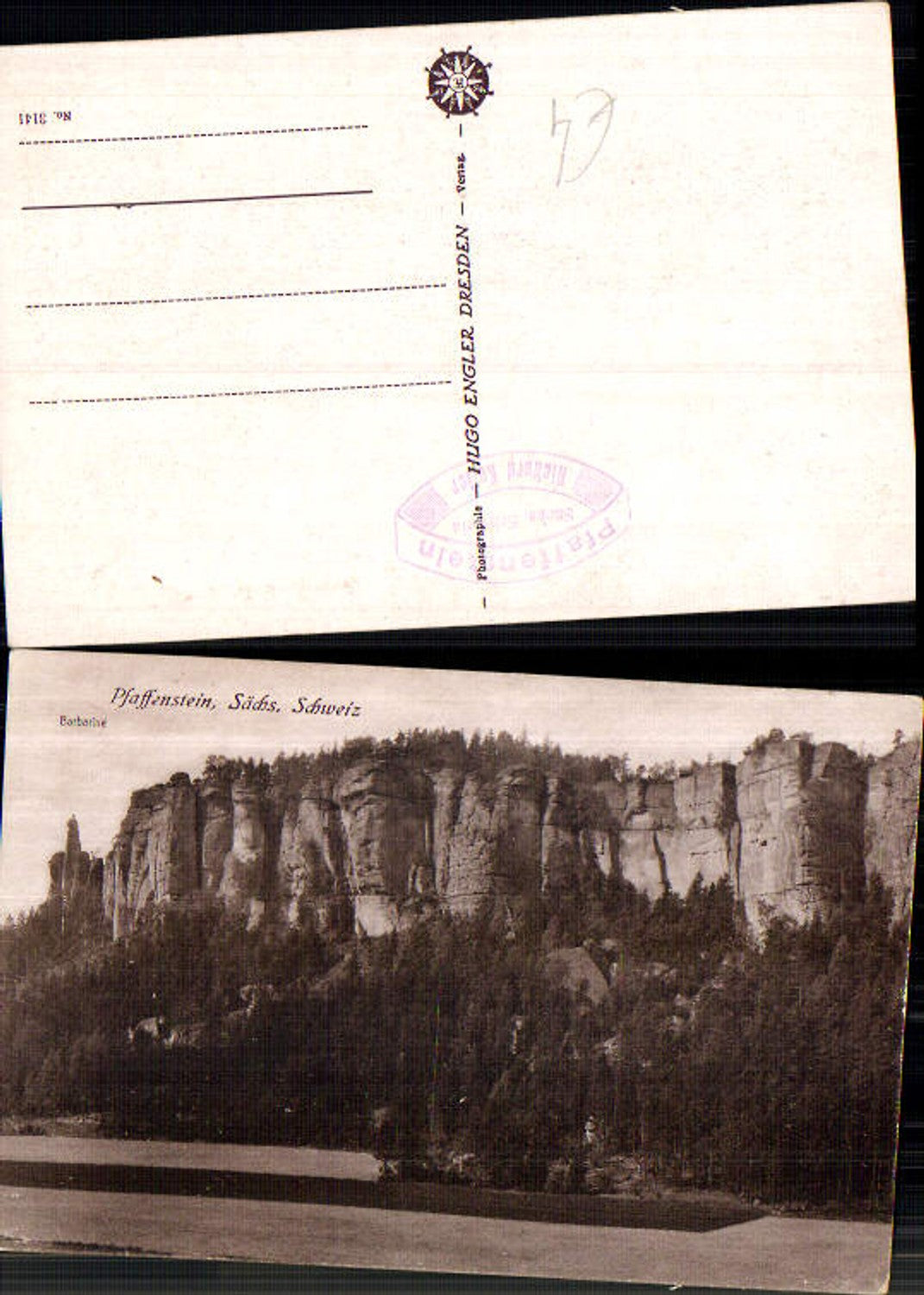 708341 Sächsische Schweiz Rathen Königstein Pfaffensteine Barbarine