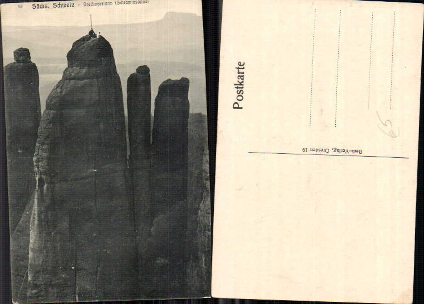 708391 Sächsische Schweiz Königstein Rathen Schrammsteine