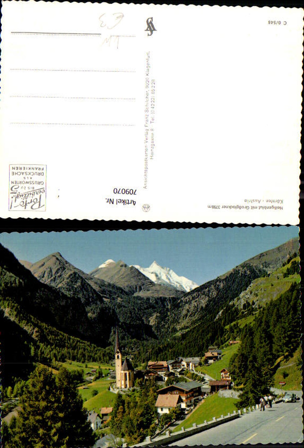 709070 Heiligenblut mit Großglockner VW Käfer