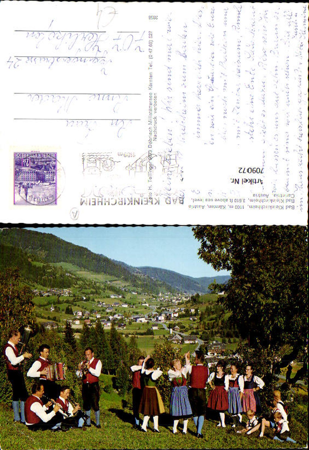 709072 Bad Kleinkirchheim Tanzen Musikanten Tracht