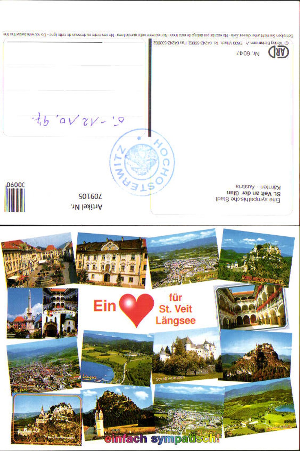 709105 Mehrbild AK St Veit an der Glan Schloss Frauenstein St Georgen Hochosterwitz