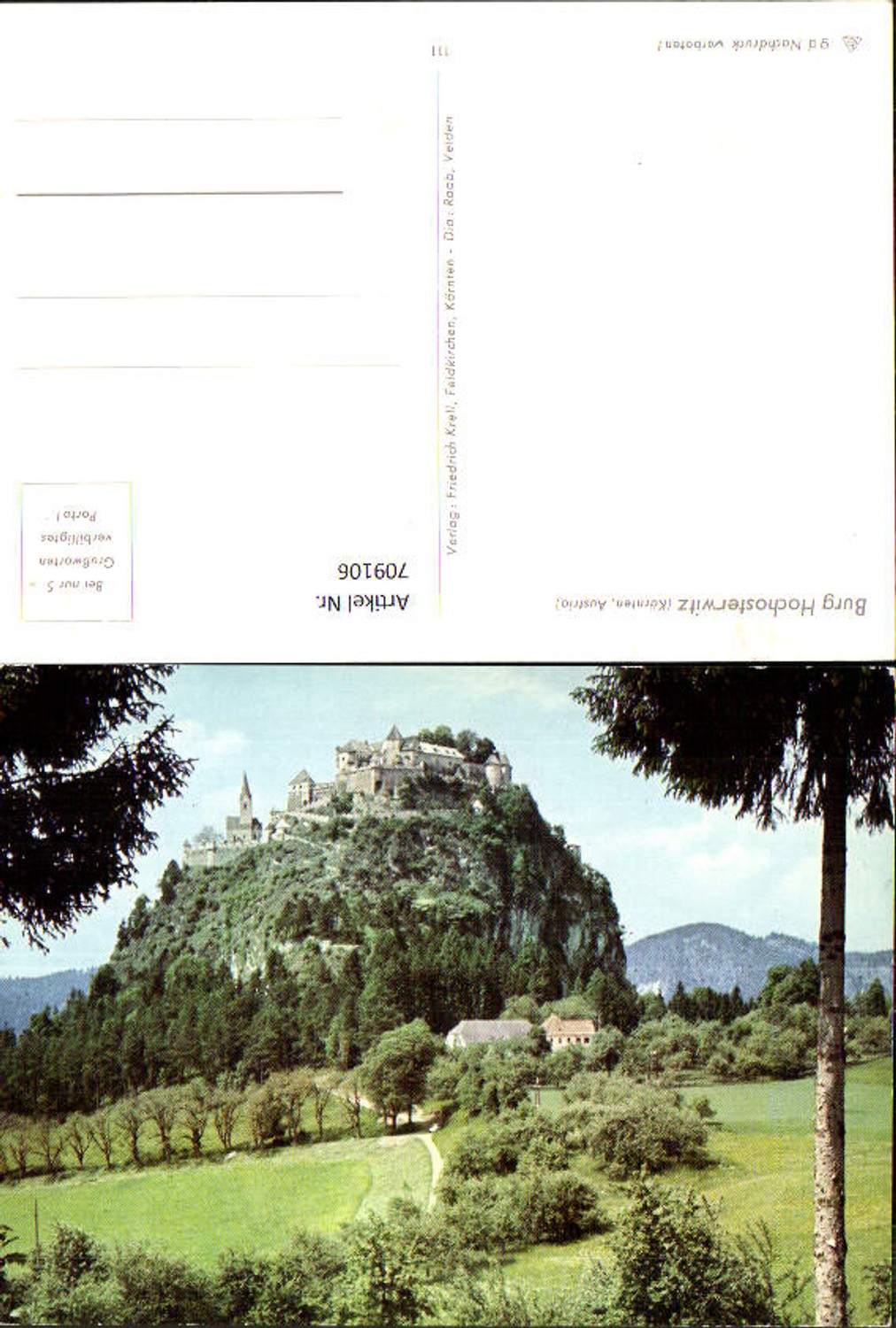 709106 Burg Hochosterwitz Ansicht
