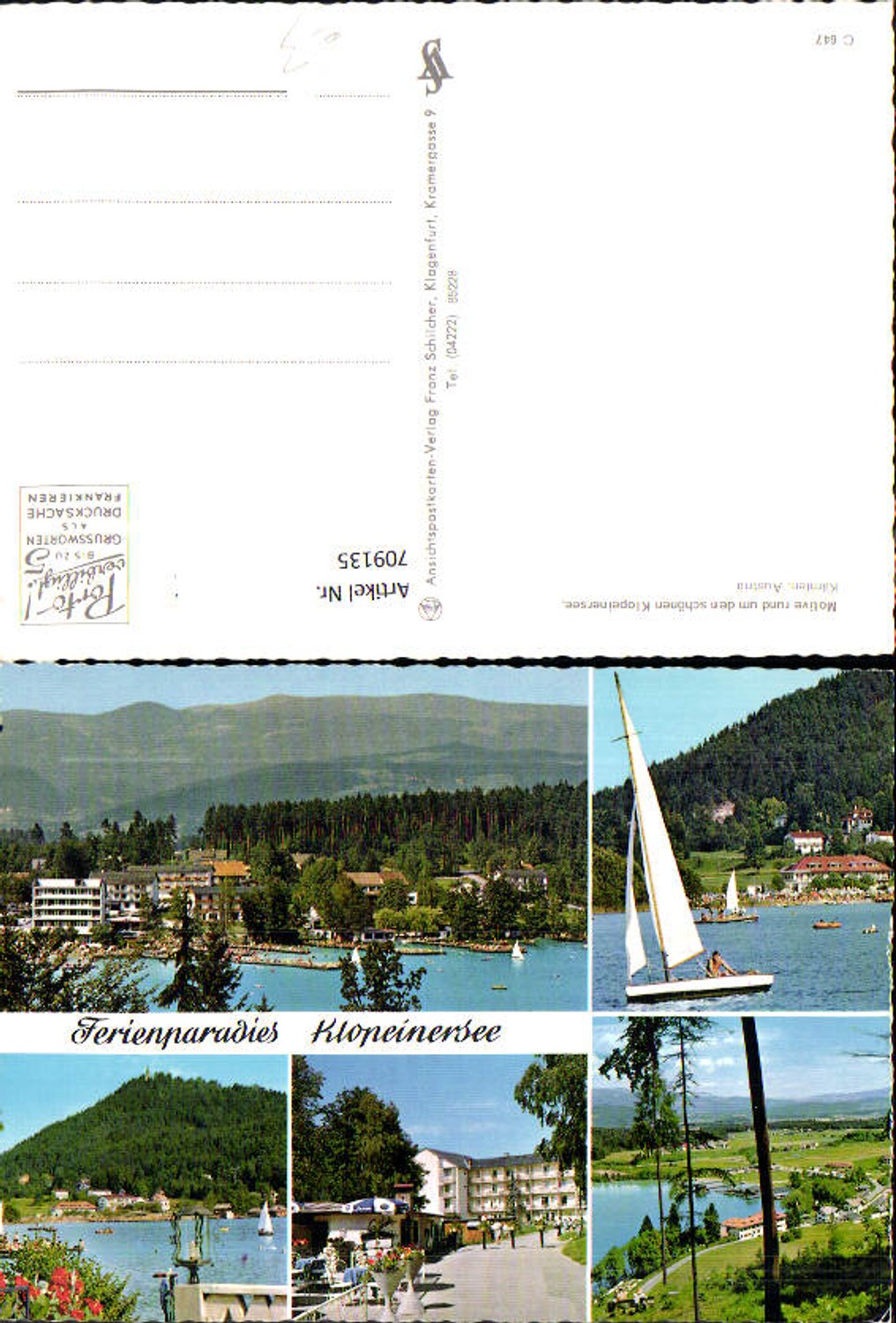 709135 Multi-image AK Klopeinersee Sailing Views around the lake