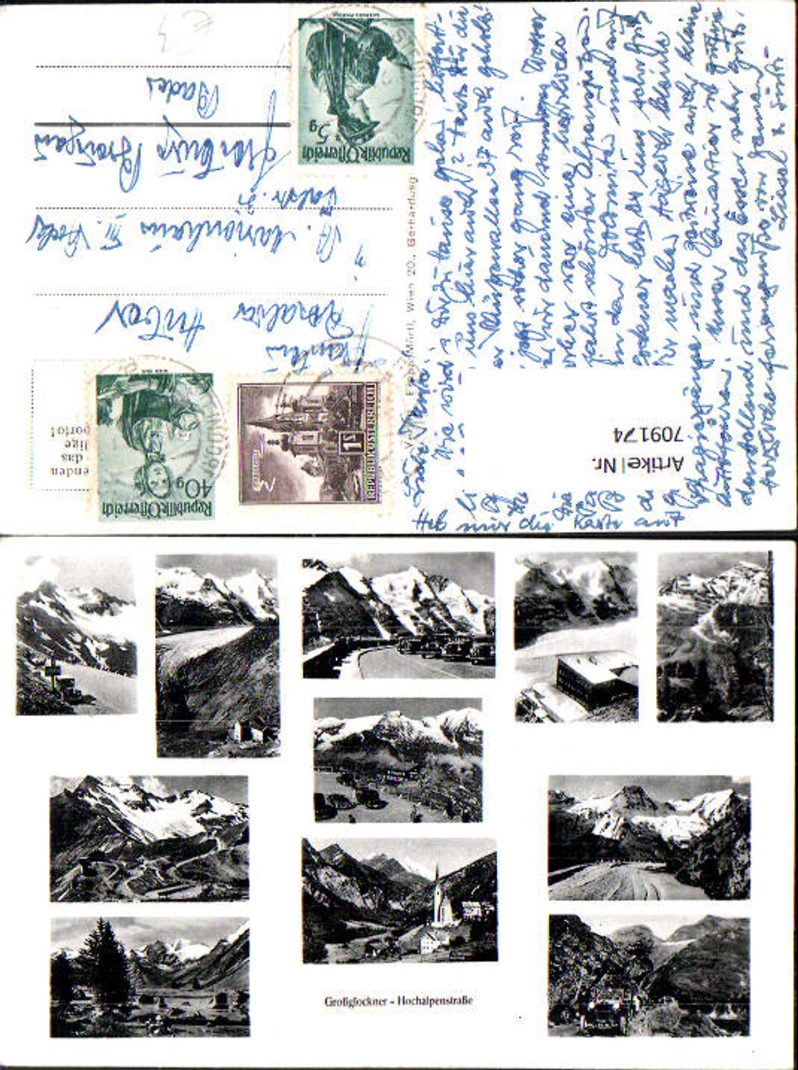 709174 Multi-image AK Grossglockner High Alpine Road Heiligenblut